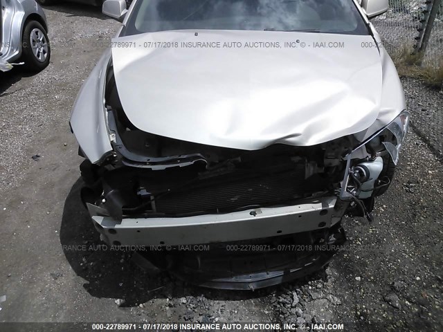 1G1ZC5E13BF154692 - 2011 CHEVROLET MALIBU 1LT 金色 照片 6