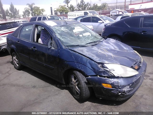 1FAFP34372W158224 - 2002 FORD FOCUS SE/SE COMFORT/SE SPORT BLUE photo 1