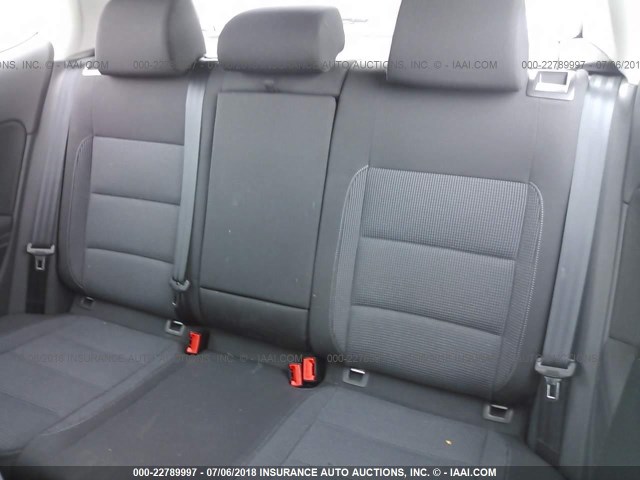 WVWAA7AJXBW249715 - 2011 VOLKSWAGEN GOLF SILVER photo 8