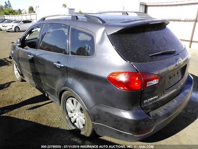 4S4WX92D484401402 - 2008 SUBARU TRIBECA LIMITED GRAY photo 3