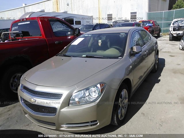 1G1ZH57B78F279243 - 2008 CHEVROLET MALIBU 1LT 金色 照片 2