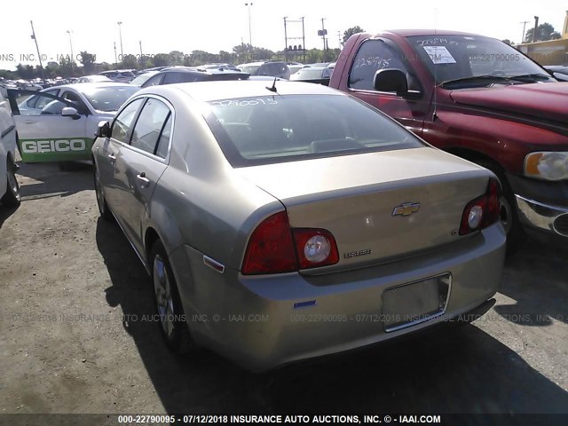 1G1ZH57B78F279243 - 2008 CHEVROLET MALIBU 1LT 金色 照片 3