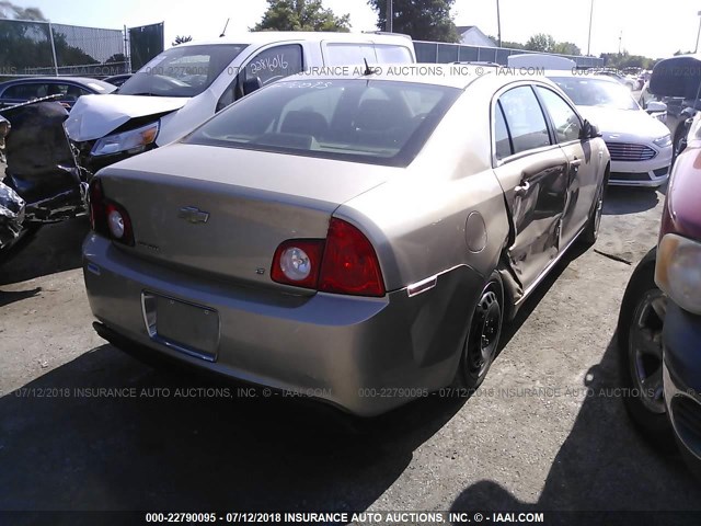 1G1ZH57B78F279243 - 2008 CHEVROLET MALIBU 1LT 金色 照片 4