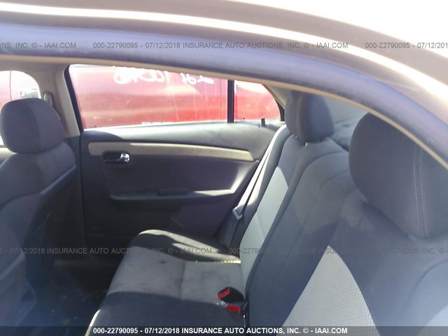 1G1ZH57B78F279243 - 2008 CHEVROLET MALIBU 1LT 金色 照片 8