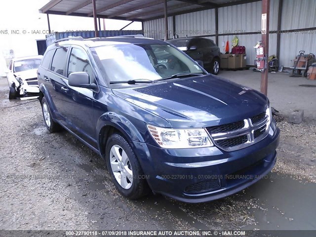 3C4PDCAB5DT505061 - 2013 DODGE JOURNEY BLUE photo 1