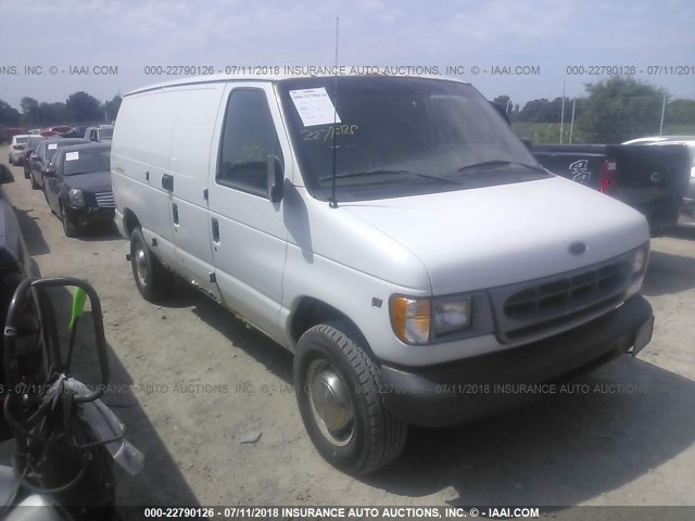 1FTSE34L6YHC05805 - 2000 FORD ECONOLINE E350 SUPER DUTY VAN WHITE photo 1