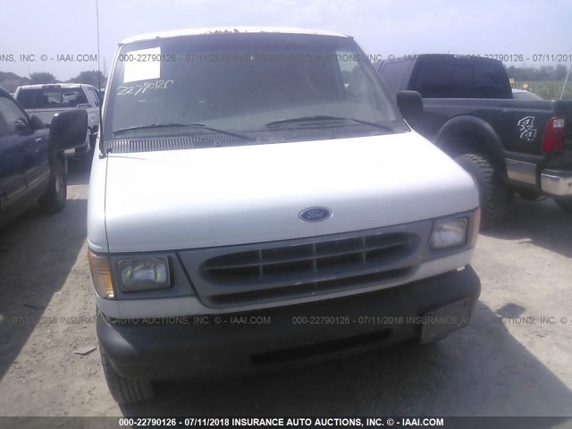 1FTSE34L6YHC05805 - 2000 FORD ECONOLINE E350 SUPER DUTY VAN WHITE photo 6