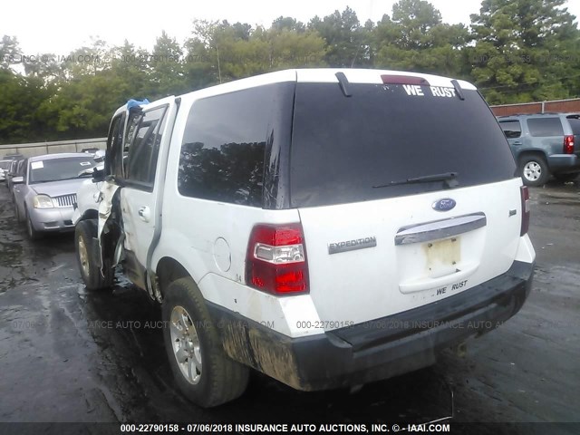 1FMJU1F57BEF31327 - 2011 FORD EXPEDITION XL WHITE photo 3