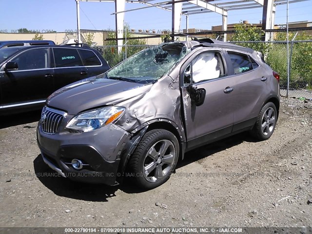 KL4CJFSB2DB210261 - 2013 BUICK ENCORE CONVENIENCE 灰色 照片 2
