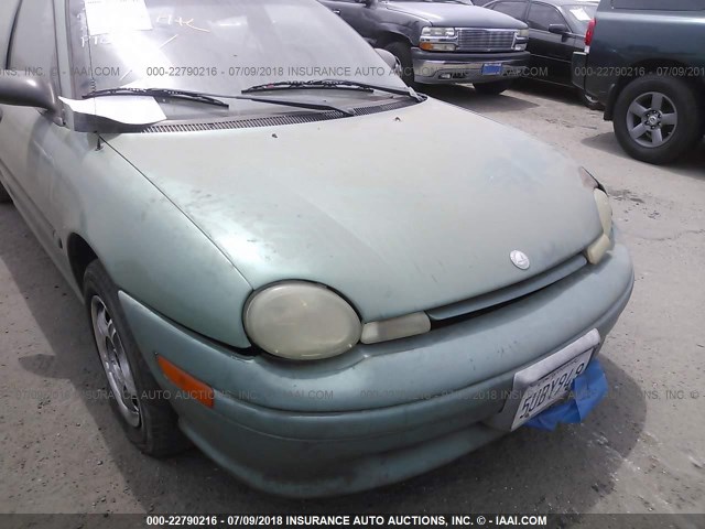 1P3ES47C3WD569448 - 1998 PLYMOUTH NEON HIGHLINE GREEN photo 6