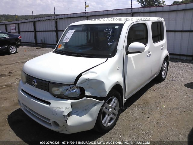 JN8AZ28R19T123847 - 2009 NISSAN CUBE S/SL WHITE photo 2