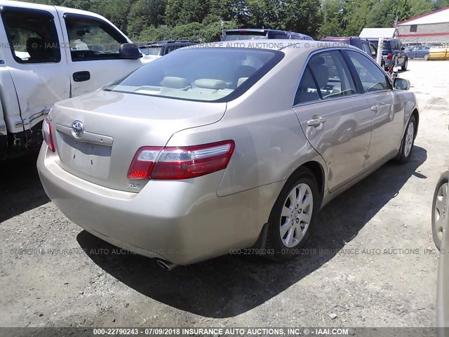 4T1BK46K07U027152 - 2007 TOYOTA CAMRY NEW GENERAT LE/XLE/SE TAN photo 4