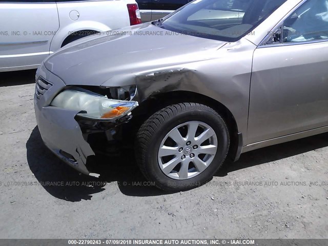 4T1BK46K07U027152 - 2007 TOYOTA CAMRY NEW GENERAT LE/XLE/SE TAN photo 6