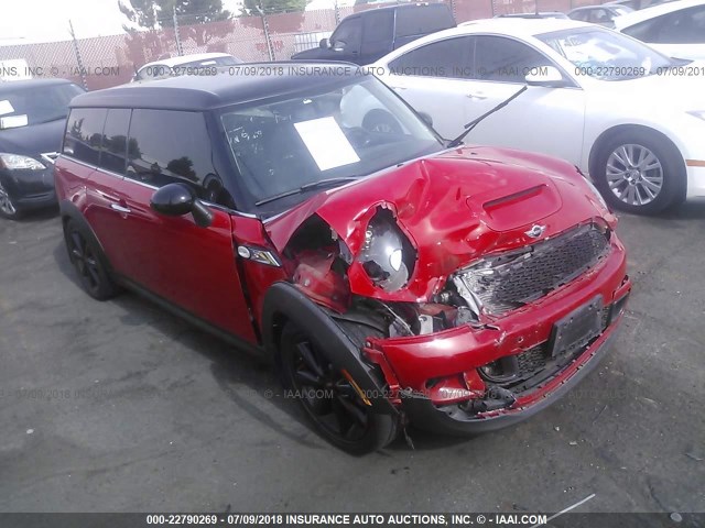 WMWZG3C5XET800920 - 2014 MINI COOPER S CLUBMAN RED photo 1