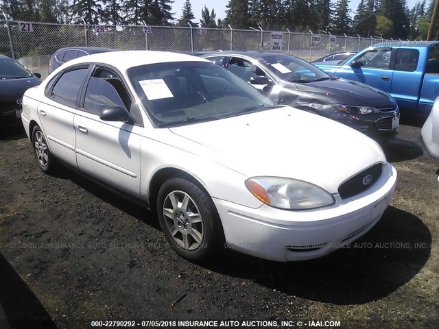 1FAFP52214G179850 - 2004 FORD TAURUS LX WHITE photo 1