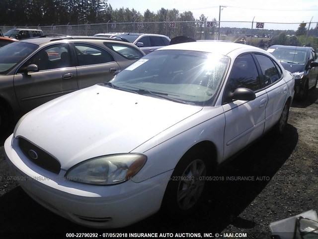 1FAFP52214G179850 - 2004 FORD TAURUS LX WHITE photo 2