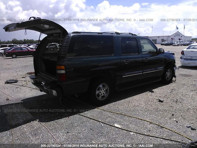 3GNEC16Z83G113338 - 2003 CHEVROLET SUBURBAN C1500 GREEN photo 4