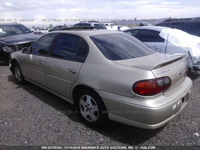 1G1NE52J33M626979 - 2003 CHEVROLET MALIBU LS BROWN photo 3