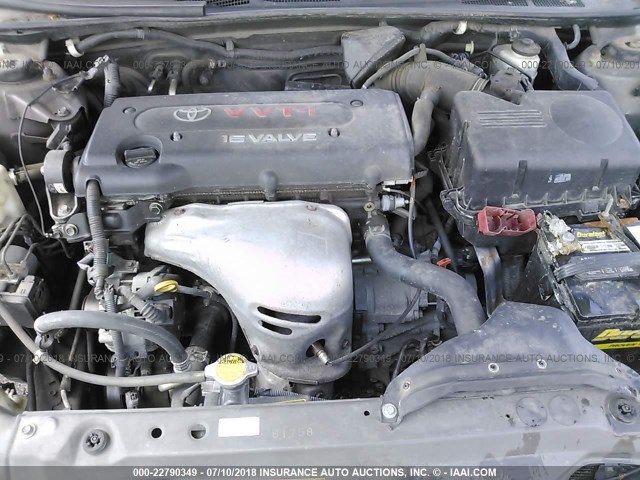 4T1BE32K05U534069 - 2005 TOYOTA CAMRY LE/XLE/SE 灰色 照片 10