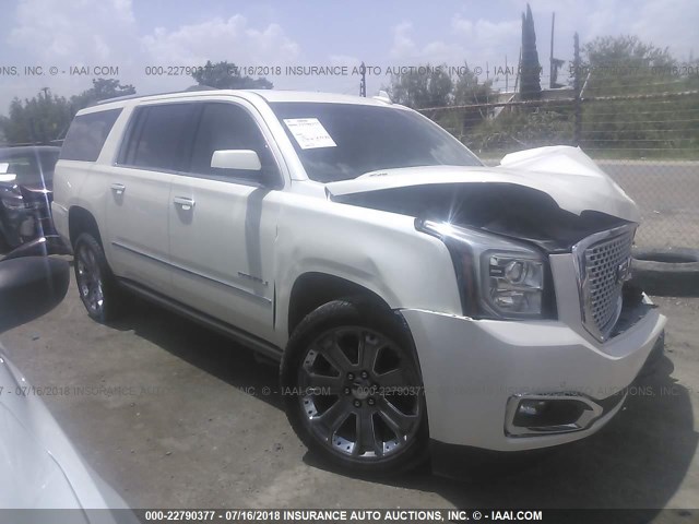 1GKS1JKJ2FR665007 - 2015 GMC YUKON XL DENALI WHITE photo 1