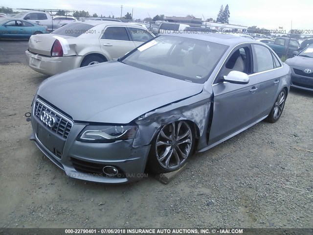 WAUDGAFL0AA081871 - 2010 AUDI S4 PREMIUM PLUS GRAY photo 2