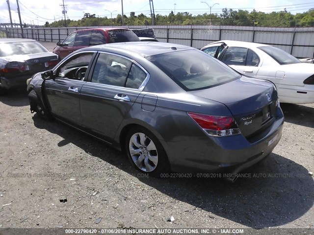 1HGCP3F89AA025872 - 2010 HONDA ACCORD EXL GRAY photo 3