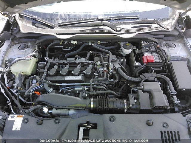 19XFC1F7XHE006581 - 2017 HONDA CIVIC EXL 银色 照片 10