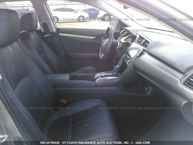 19XFC1F7XHE006581 - 2017 HONDA CIVIC EXL 银色 照片 5