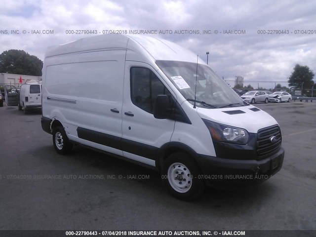 1FTYR2XM0HKA03607 - 2017 FORD TRANSIT T-250 WHITE photo 1