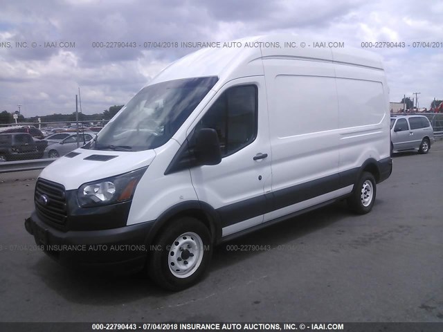 1FTYR2XM0HKA03607 - 2017 FORD TRANSIT T-250 WHITE photo 2