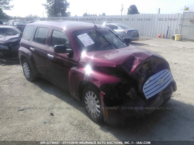 3GNDA13D87S635318 - 2007 CHEVROLET HHR LS წითელი ფოტო 1