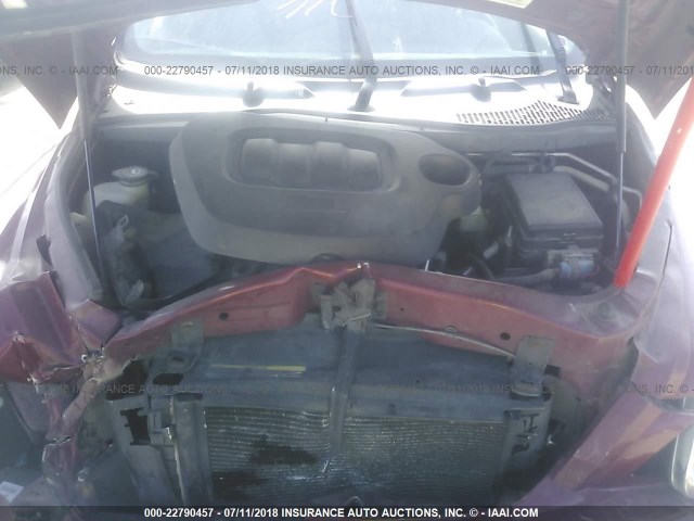 3GNDA13D87S635318 - 2007 CHEVROLET HHR LS წითელი ფოტო 10