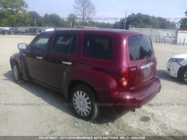 3GNDA13D87S635318 - 2007 CHEVROLET HHR LS წითელი ფოტო 3