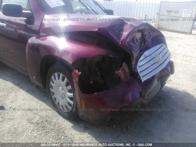 3GNDA13D87S635318 - 2007 CHEVROLET HHR LS წითელი ფოტო 6