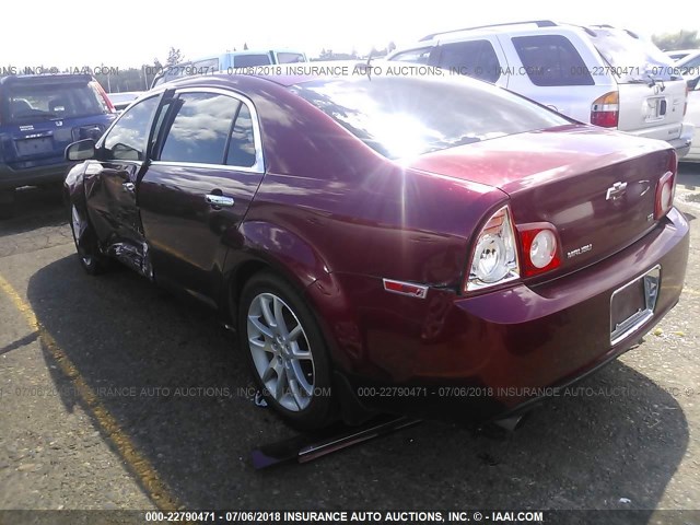 1G1ZK57789F226033 - 2009 CHEVROLET MALIBU LTZ წითელი ფოტო 3