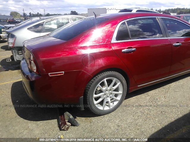 1G1ZK57789F226033 - 2009 CHEVROLET MALIBU LTZ წითელი ფოტო 4