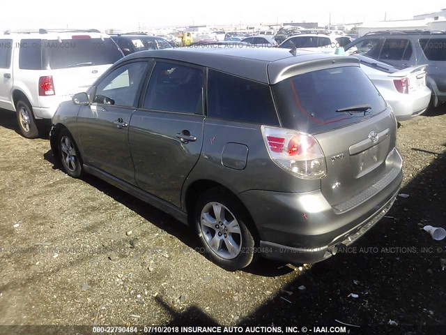 2T1KR30E16C615666 - 2006 TOYOTA COROLLA MATRIX XR GRAY photo 3