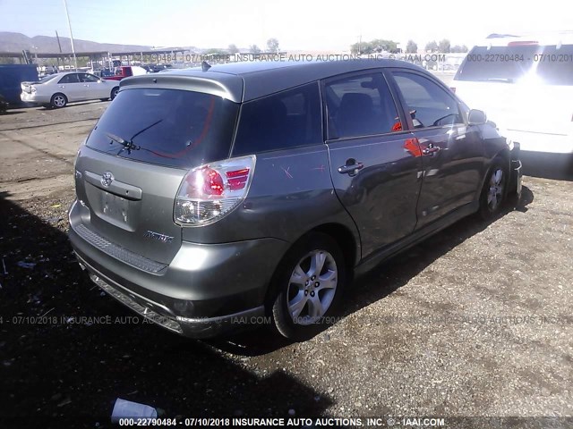 2T1KR30E16C615666 - 2006 TOYOTA COROLLA MATRIX XR GRAY photo 4