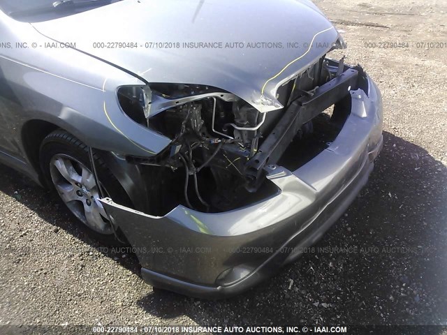 2T1KR30E16C615666 - 2006 TOYOTA COROLLA MATRIX XR GRAY photo 6