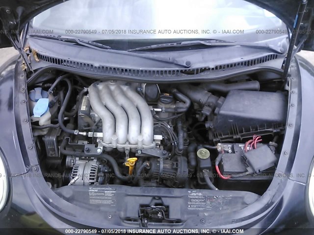 3VWCK21C44M400753 - 2004 VOLKSWAGEN NEW BEETLE GLS 黑色 照片 10