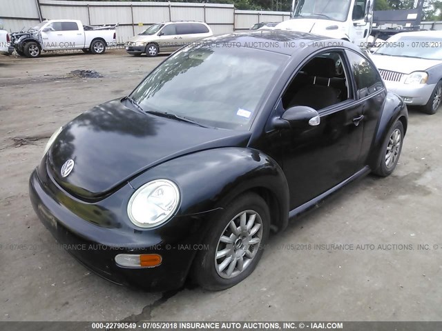 3VWCK21C44M400753 - 2004 VOLKSWAGEN NEW BEETLE GLS 黑色 照片 2