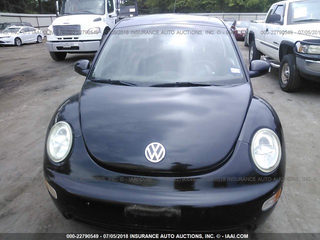 3VWCK21C44M400753 - 2004 VOLKSWAGEN NEW BEETLE GLS 黑色 照片 6