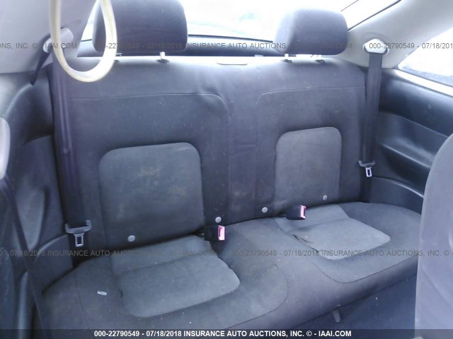 3VWCK21C44M400753 - 2004 VOLKSWAGEN NEW BEETLE GLS 黑色 照片 8
