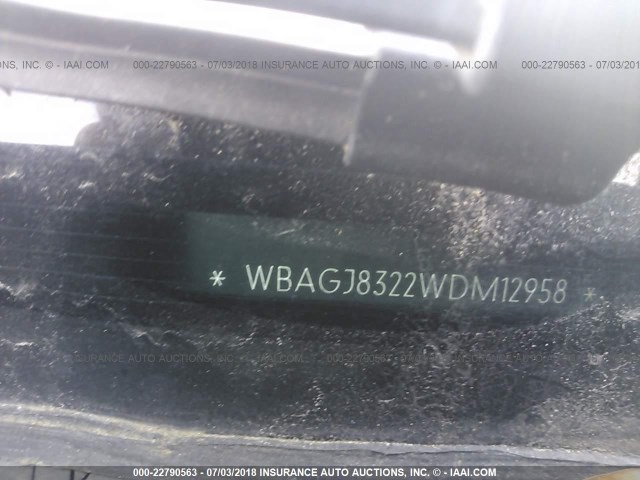 WBAGJ8322WDM12958 - 1998 BMW 740 IL GREEN photo 9