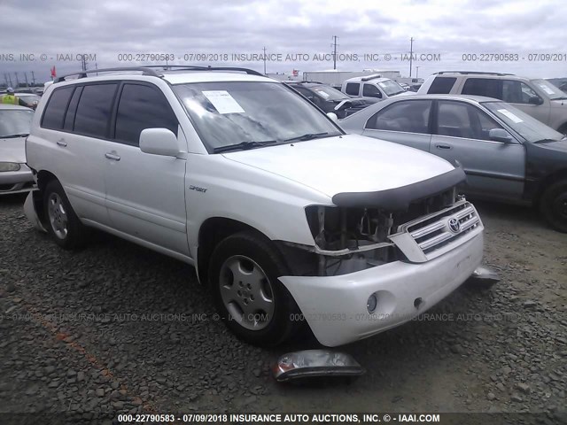 JTEHP21A460179214 - 2006 TOYOTA HIGHLANDER LIMITED WHITE photo 1