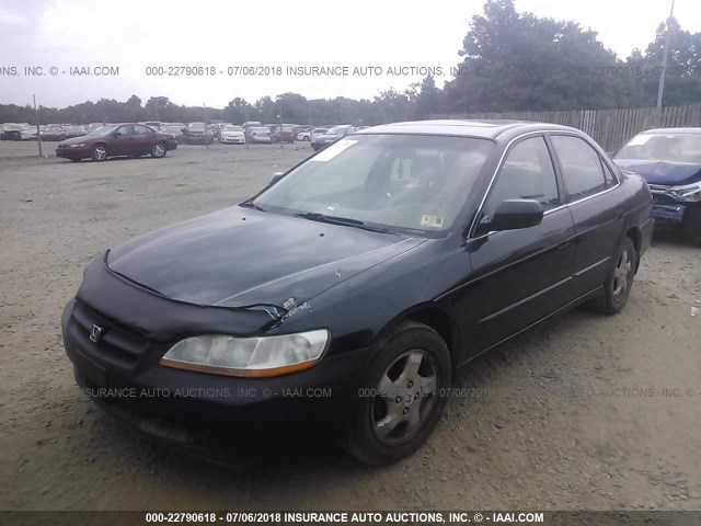 JHMCG6672XC012609 - 1999 HONDA ACCORD EX GREEN photo 2