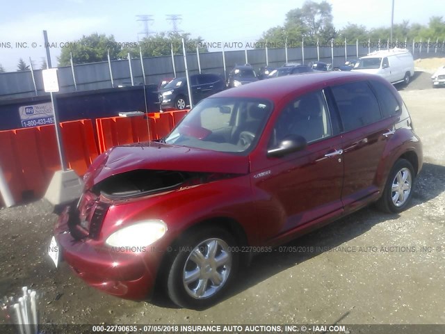 3C4FY58B84T310850 - 2004 CHRYSLER PT CRUISER TOURING RED photo 2