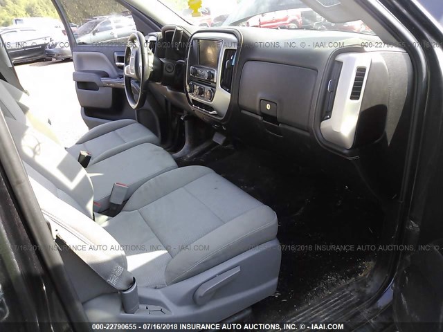 1GTV2UEC5EZ263162 - 2014 GMC SIERRA K1500 SLE GRAY photo 5