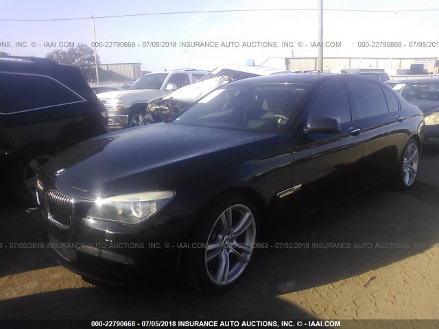 WBAKC8C59BC431537 - 2011 BMW 750 LXI BLACK photo 2