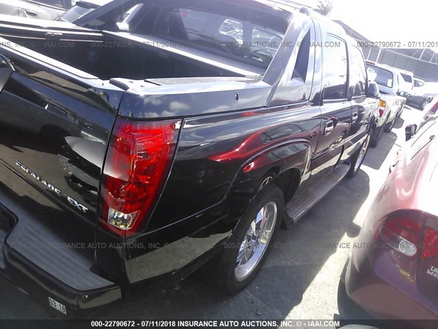 3GYEK62N05G250170 - 2005 CADILLAC ESCALADE EXT BLACK photo 4